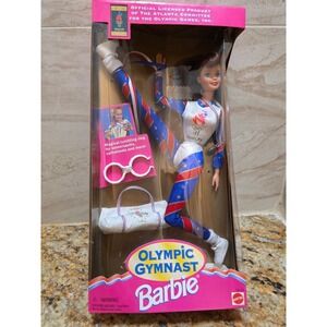 1996 Olympic Gymnast Barbie Doll Official Licensed Product Atlanta 1996 Mattel